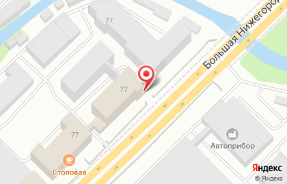 Магазин одежды Спецторг на Большой Нижегородской улице на карте