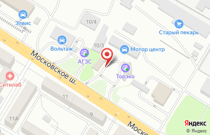 Автокомплекс Торэко на Московском шоссе на карте