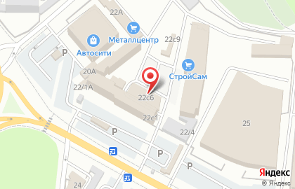 Магазин строительно-отделочных материалов П-5 на карте