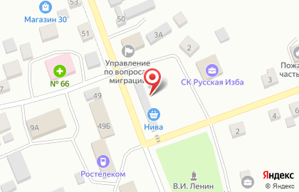 Магазин Нива в Пскове на карте