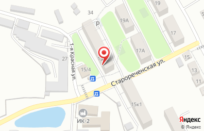 Супермаркет Оливье на Старореченской улице на карте
