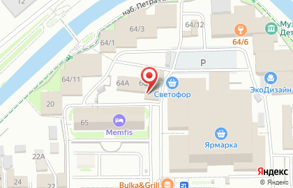Киберспортивный центр Теккен в Центральном районе на карте