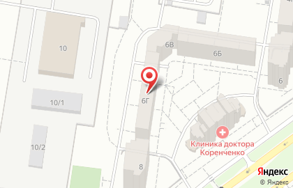 Салон-парикмахерская Красотка в Автозаводском районе на карте