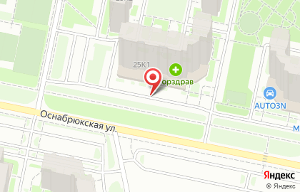 Полиграфическая компания Документ-центР на Оснабрюкской улице на карте