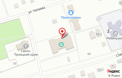 Красноярская сельская модельная библиотека на карте