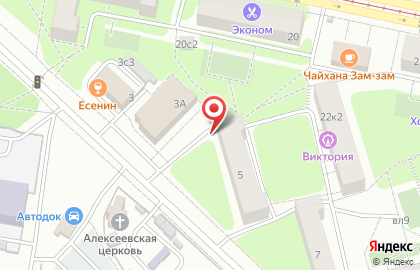 Район Нагатино-Садовники Общественный пункт охраны порядка на улице Садовники на карте