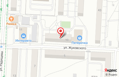 Аптека А-Мега в Альметьевске, на улице Жуковского на карте