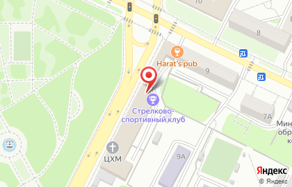 Стрелково-спортивный клуб на Парковом проспекте на карте