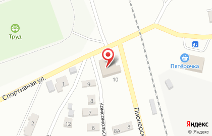 Супермаркет Магнит на Пионерской улице на карте