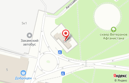 Спортивно-оздоровительный центр на Автозаводской улице на карте
