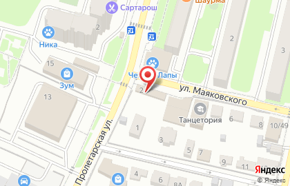 Продуктовый магазин в Москве на карте