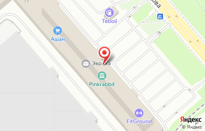 Торгово-офисный центр Эврика в Санкт-Петербурге на карте