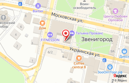 Матрешка на Московской улице на карте