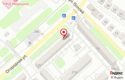 Аптечный пункт Аптека Ева+ на Огородной улице на карте