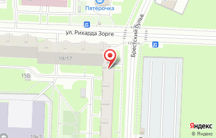 Продовольственный магазин в Красносельском районе на карте