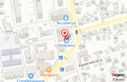 Супермаркет Пятёрочка на Шпаковской улице на карте