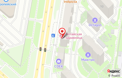 Типография Точка в Октябрьском районе на карте