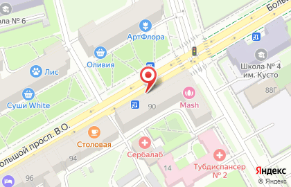 Loox в Василеостровском районе на карте
