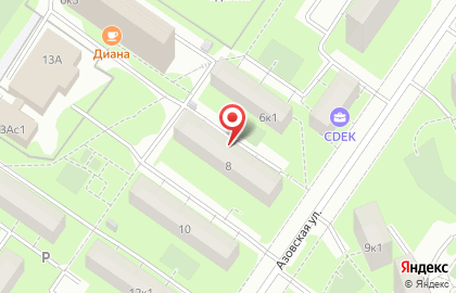 MICRO на Азовской улице на карте