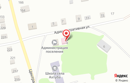 Фельдшерско-акушерский пункт на Административной улице на карте