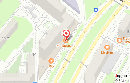 Кафе Macadamia на улице Академика Пилюгина на карте