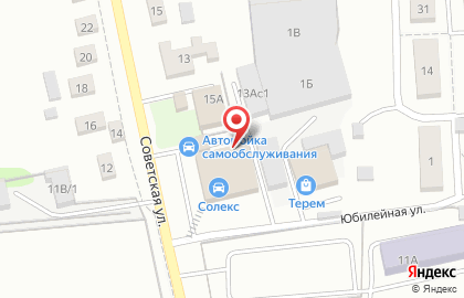 Торгово-технический центр Солекс на Советской улице на карте