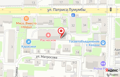 Советский, ТСЖ на улице Патриса Лумумбы на карте