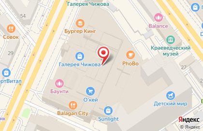 Торговый дом Askona на Кольцовской улице на карте