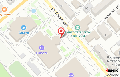 Ледовая арена Юность на Сибирской улице на карте