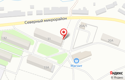 Продовольственный магазин Лукошко в Северном микрорайоне на карте