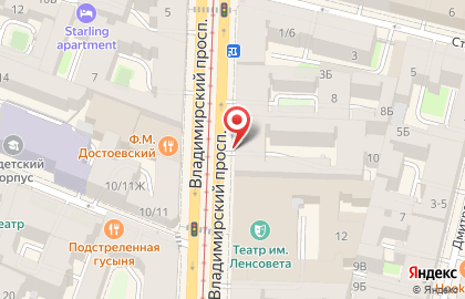 Санкт-Петербургский центр правового обеспечения на карте
