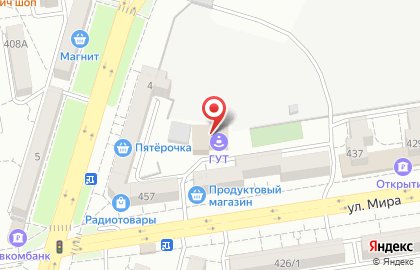 ООО АСТ на улице Мира на карте