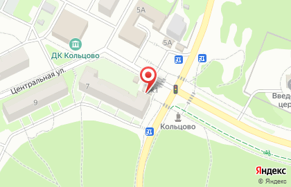 Продовольственный магазин Каравай на Центральной улице на карте