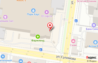 Турагентство ЭЛИТА Трэвэл на улице Сулимова на карте