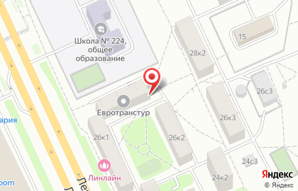 Торгово-сервисный центр Картридж на Ленинградском шоссе на карте