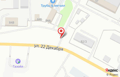 Киоск фастфудной продукции, Кировский округ на улице 22 Декабря на карте