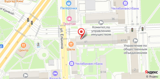 Студия эпиляции Dr.Laser в Челябинске на карте