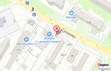 Автостоянка в Уфе на карте