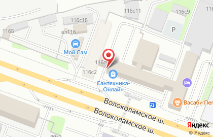 Магазин строительно-отделочных материалов Краски.ru на Волоколамском шоссе на карте