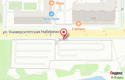 Автостоянка в Челябинске на карте