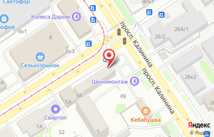 ВТП Сервис Групп в Октябрьском районе на карте