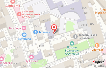 Российский союз сельской молодежи на Красных воротах на карте