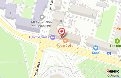 Ресторан взвешенной еды Фреш Буфет на Новоторжской улице на карте