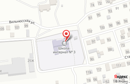 Специальная коррекционная школа-интернат 1-2 вида на карте