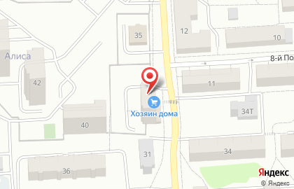 Продуктовый магазин Подлесный на карте