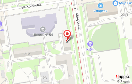 Главный новосибирский сервис центр на улице Мичурина на карте