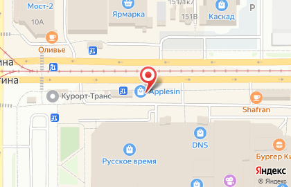 Салон мобильных телефонов Applesin в Правобережном районе на карте