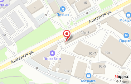 Конус на улице Леона Поземского на карте