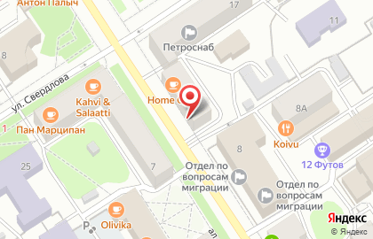 Банкомат Промсвязьбанк в Петрозаводске на карте