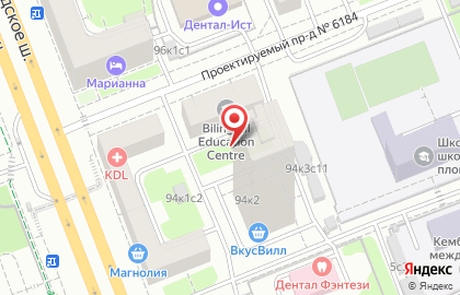 ВКС на Ленинградском шоссе на карте